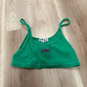 I.AM.GIA  Green crop Top *Read*